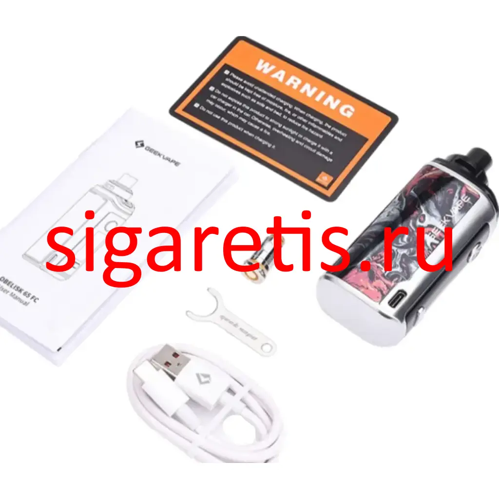 Geek Vape Obelisk 65 FC 2*1100mAh Pod Kit Ruby GV-139A