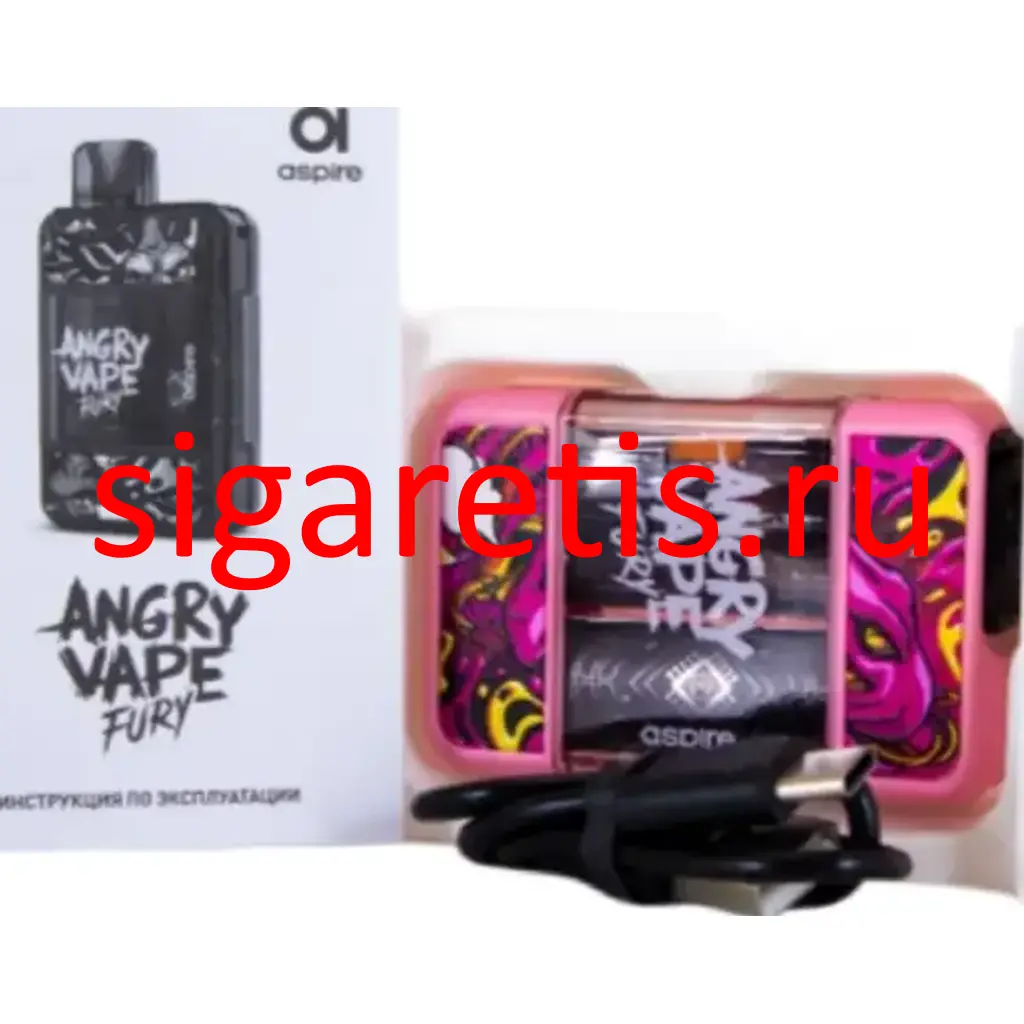 BRUSKO ANGRY VAPE FURY 650mAh Красный