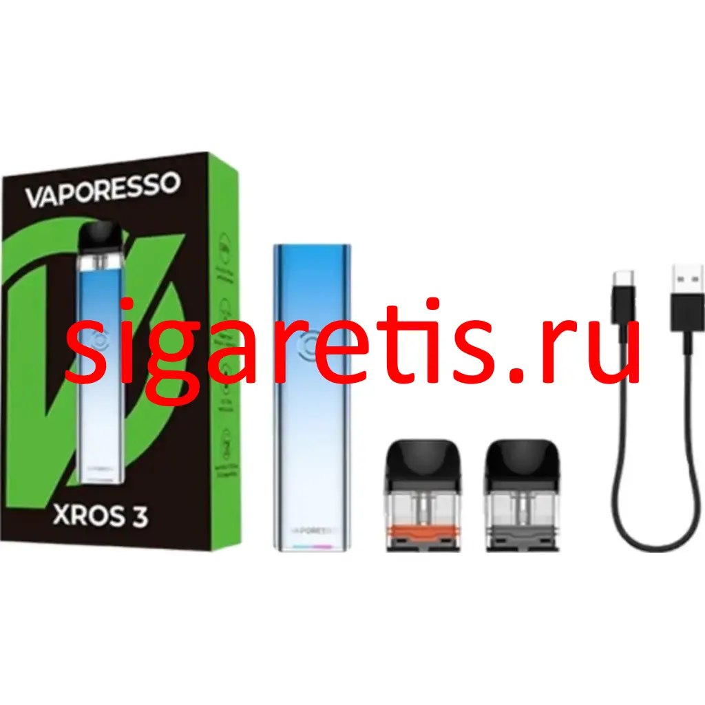 Vaporesso XROS 3 Pod 1000mAh Kit Sky Blue VRR-0089E